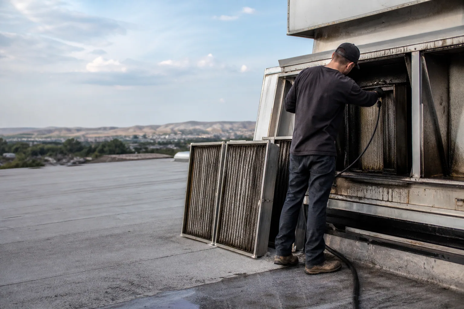 Filters and hood plenum — Billings, MT